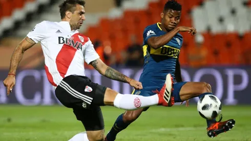 Wilmar Barrios, muy querido en Boca, ayer no tuvo un buen partido.