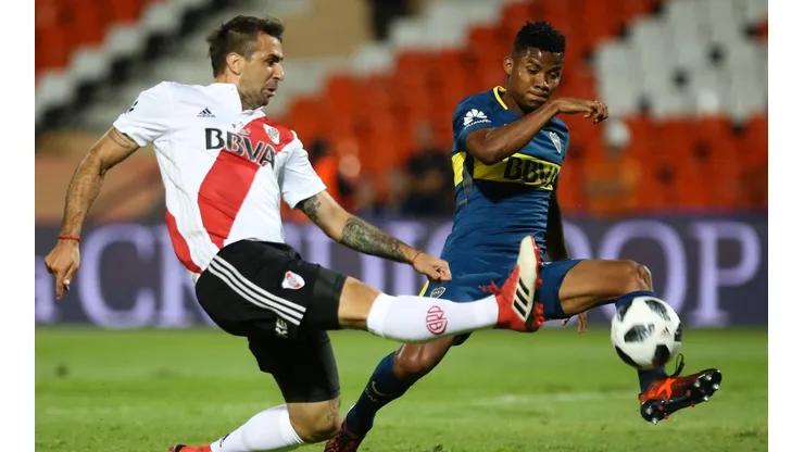 Wilmar Barrios, muy querido en Boca, ayer no tuvo un buen partido.