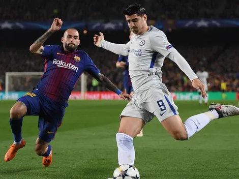 Morata no se bancó la eliminación y se despidió del Camp Nou con un gesto obsceno