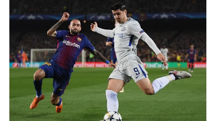 Morata no se bancó la eliminación y se despidió del Camp Nou con un gesto obsceno