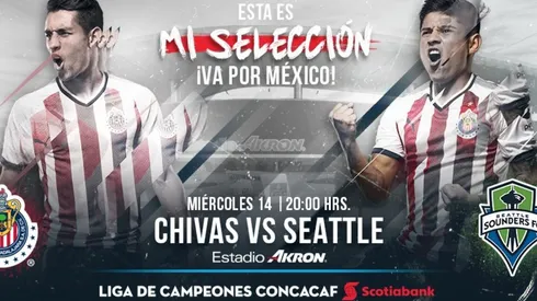Las Chivas enfrentan esta noche al Seattle Sunders en la Concachampions
