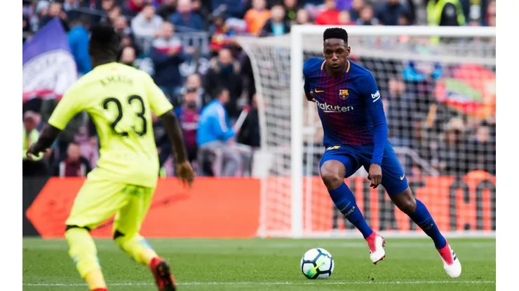 Yerry Mina, jugador Culé