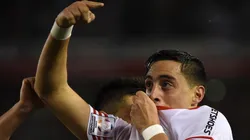 MELLIZOS. Los Funes Mori gritaron contra Boca a la distancia.