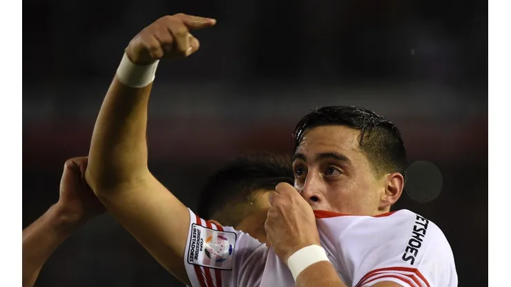 MELLIZOS. Los Funes Mori gritaron contra Boca a la distancia.