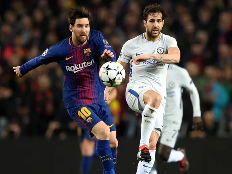 Messi humilló a Fábregas en el Camp Nou
