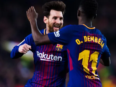 Messi está contigo: asistencia del 10 para que Dembélé silencie críticas con un golazo