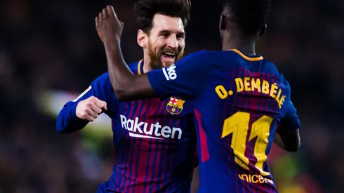 Messi está contigo: asistencia del 10 para que Dembélé silencie críticas con un golazo
