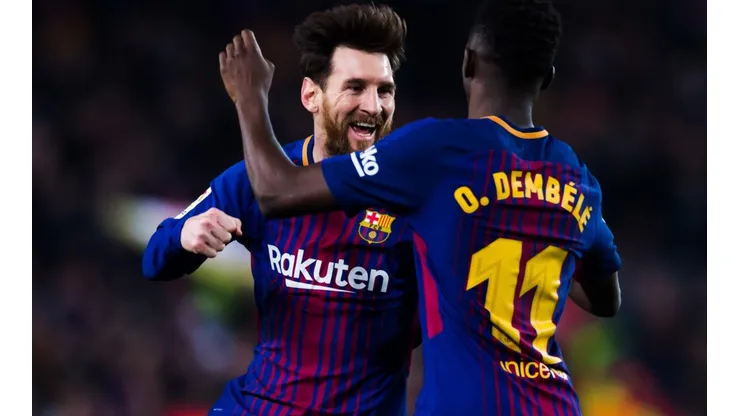 Messi está contigo: asistencia del 10 para que Dembélé silencie críticas con un golazo