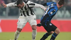 Forcejeó, le tiró una trompada y le rompió la camiseta a Benatia en el gol de Juventus