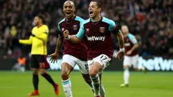 Chicharito celebrando un gol, una imagen que hace mucho no se ve.