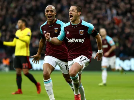 Chicharito, un dulce: foto abrazado a su novia, la "marmota"