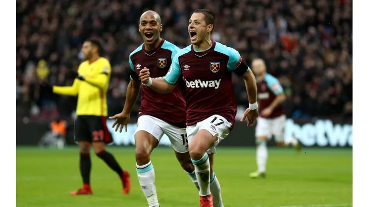 Chicharito celebrando un gol, una imagen que hace mucho no se ve.