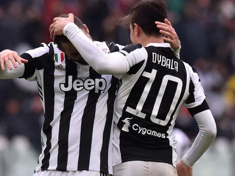 Higuaín recibió sólo, encaró y sacó un latigazo abajo