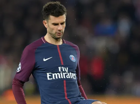 Thiago Motta se fue expulsado por pisarle el cuerpo a un rival