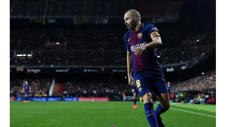 Iniesta jugó toda su carrera en Barcelona.