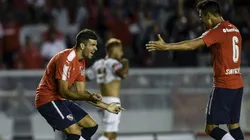 Gigliotti abrió la cuenta para Independiente.