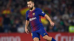Jordi Alba sufrió y mucho.