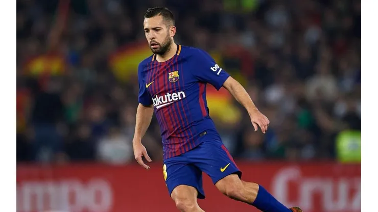 Jordi Alba sufrió y mucho.