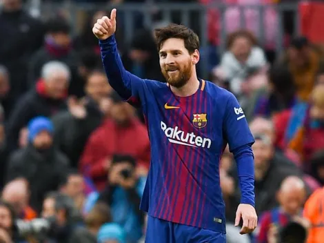 Papá Messi sigue de cerca el partido de Barcelona