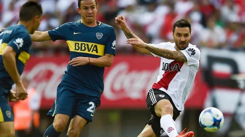 Scocco, de gran nivel en el 2017, será suplente el miércoles 14.