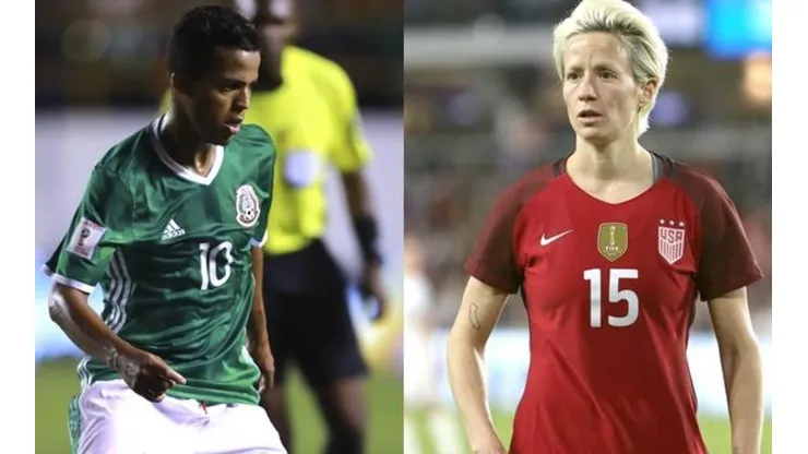 El astro del Tri y la figura de la selección femenil estadounidense se batieron a duelo