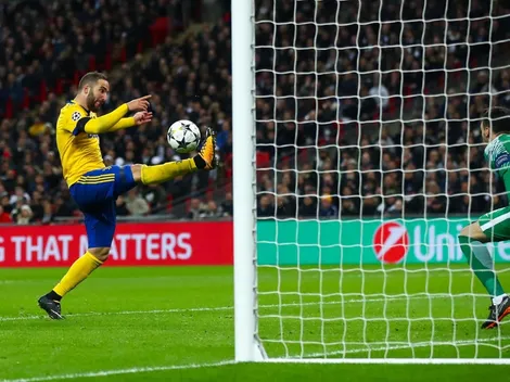 De un cachetazo, Higuaín alimentó el sueño de Juventus
