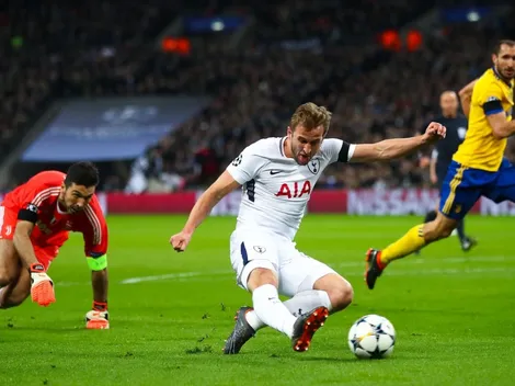 No hubo magia: Harry Kane gambeteó a Buffon, pero le erró a la portería