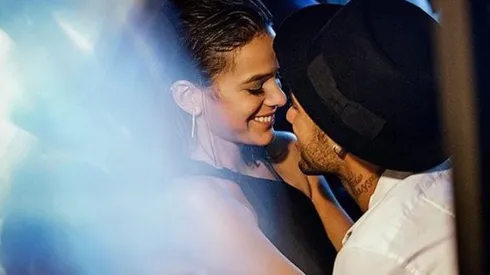 Neymar y Bruna, juntos y felices.