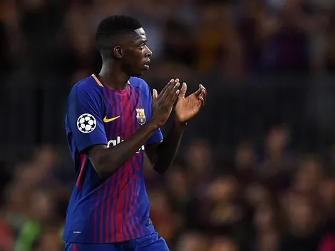 Dembélé gambeteó como Messi y definió para que lo echen del Barcelona