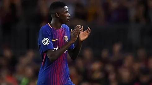 Dembélé gambeteó como Messi y definió para que lo echen del Barcelona