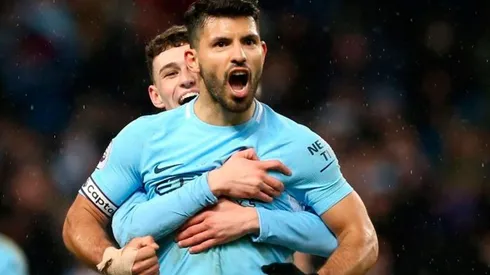 El Kun celebra un gol con Manchester City, donde se ha ganado el título de ídolo.