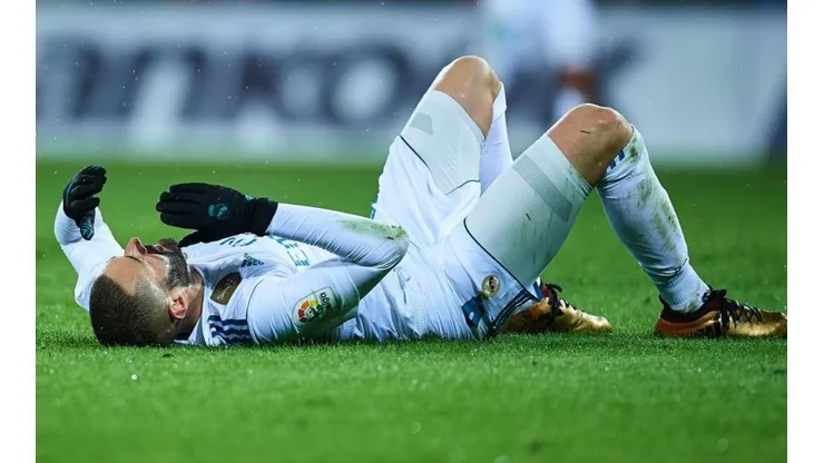 Benzema generó las risas de todos.