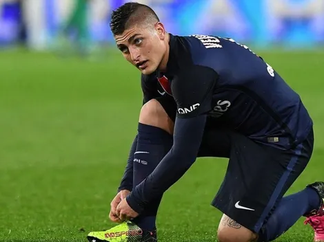 Emoción total de Verratti en el minuto de silencio por Astori