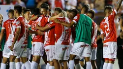 Los jugadores del Bicho, muy felices.