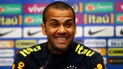Dani Alves y su sonrisa característica.