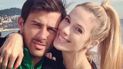 Chechu Bonelli, una Diosa que fue "La Voz del Estadio" en Banfield para presentar a su marido Darío Cvitanich