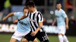 Paulo Dybala en el duelo de hoy ante Lazio.