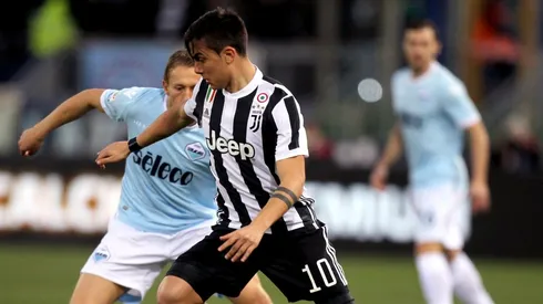 Paulo Dybala en el duelo de hoy ante Lazio.