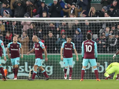 West Ham, cada vez más atormentado por el descenso