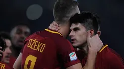 ES PARA CONSOLARLO. Perotti falló una clara ocasión para la Roma.