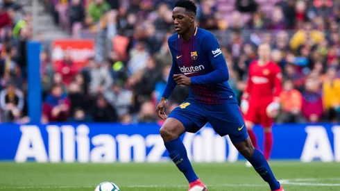 Yerry Mina, jugador de Barcelona.