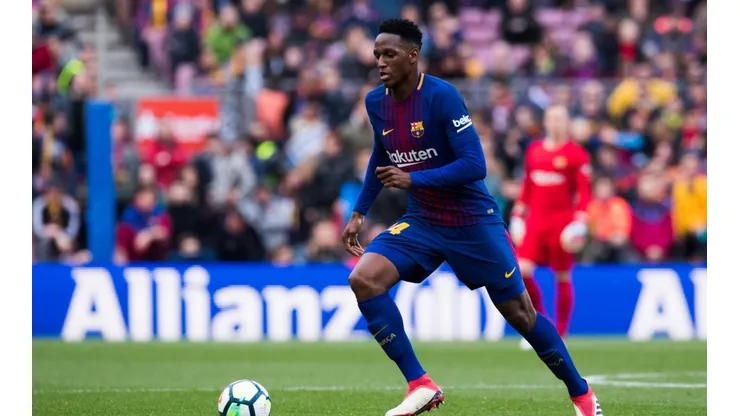 Yerry Mina, jugador de Barcelona.
