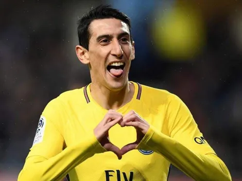 Di María se la picó al arquero y abrió la victoria del PSG ante Troyes