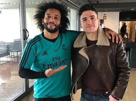 La casa blanca de papel: Marcelo posó con Denver