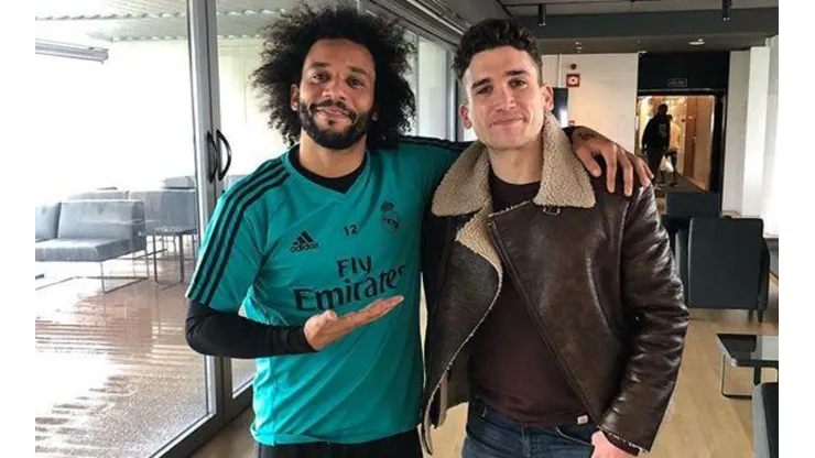 ATRACADOR DE DEFENSAS. Marcelo se hizo un amigo nuevo. ¿Lo veremos en la pantalla chica?