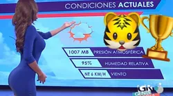 La despampanante chica del tiempo es famosa en todo México por su escultural figura