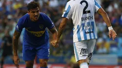 Daniel Osvaldo con la piel de Boca