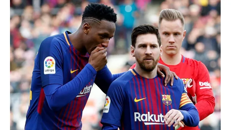 Yerry Mina sobre lo difícil que le resulta marcar a Messi: "Es maravilloso no tener que enfrentarlo"