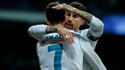 Sergio Ramos y Cristiano Ronaldo, juntos.