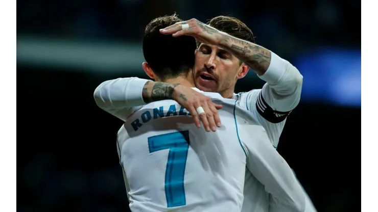 Sergio Ramos y Cristiano Ronaldo, juntos.